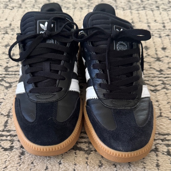 Adidas Samba Black White Gum Sole Sneakers - Picture 4 of 6